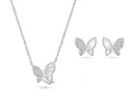 Mariposa Set Collar y Arete