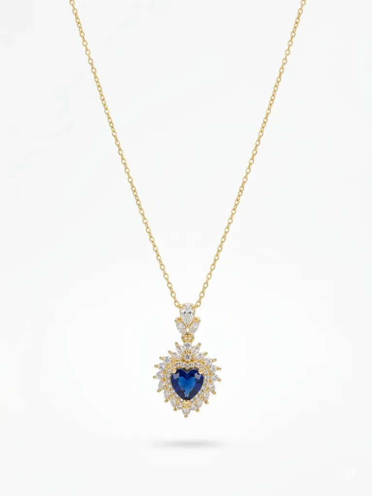 Collar Corazón de Medianoche