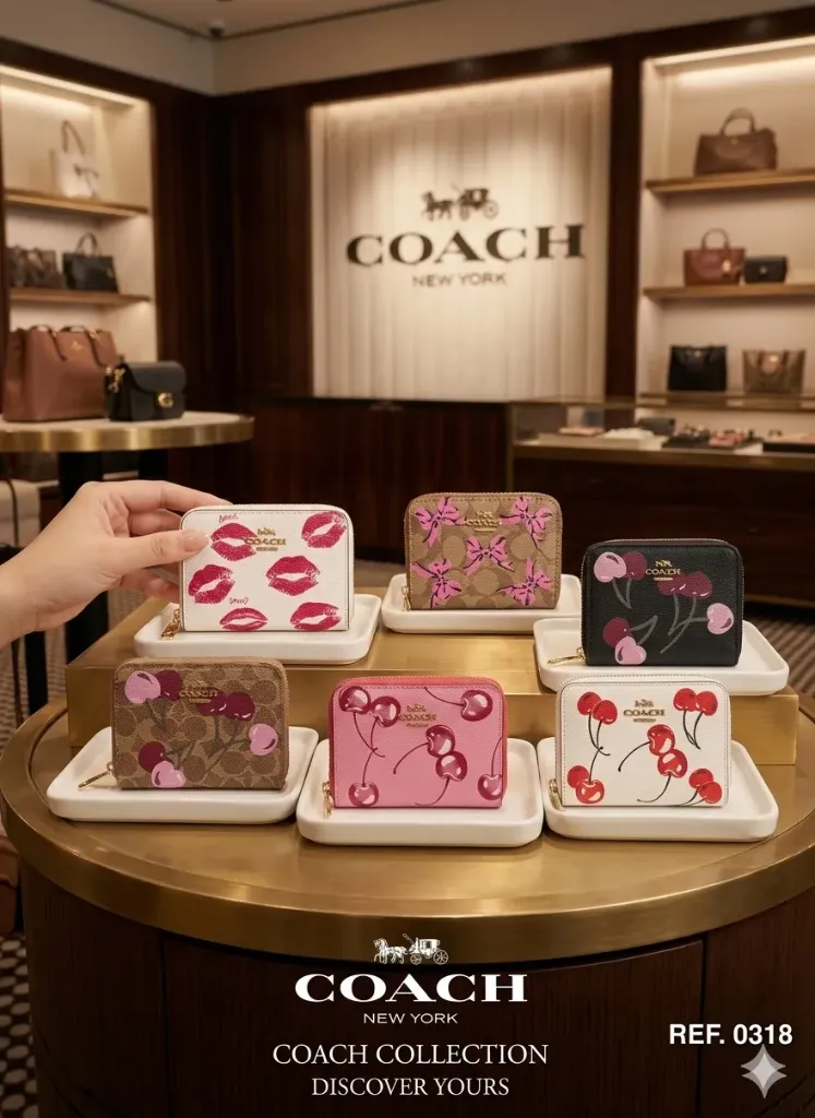 Monedero Coach (Rosa)